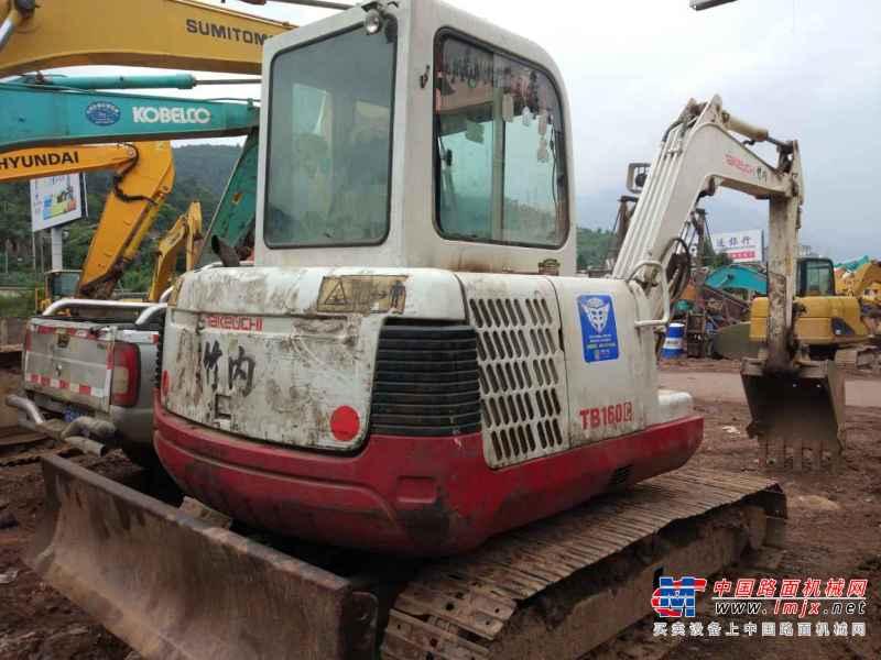云南出售转让二手8000小时2010年竹内TB150C挖掘机