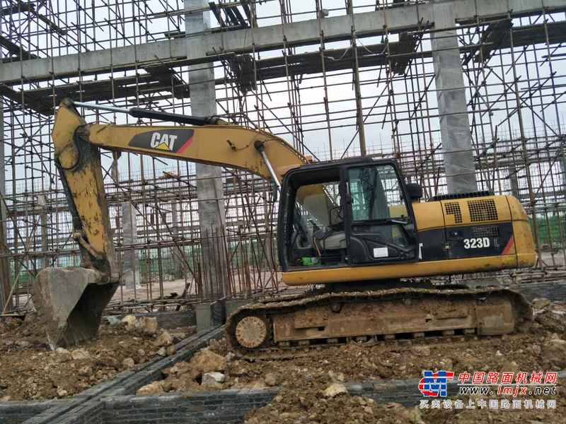 贵州出售转让二手6500小时2011年卡特彼勒323DL挖掘机