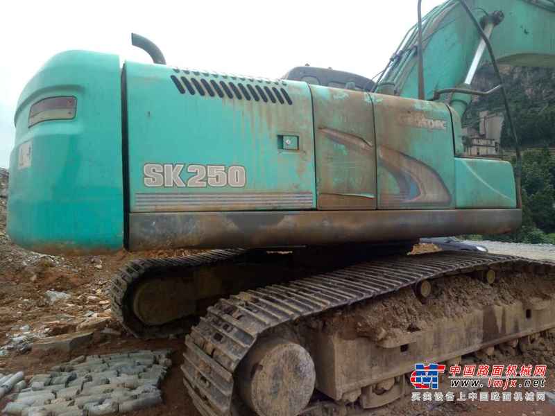 贵州出售转让二手16000小时2010年神钢SK250挖掘机