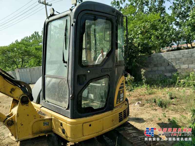山东出售转让二手12000小时2005年小松PC55MR挖掘机