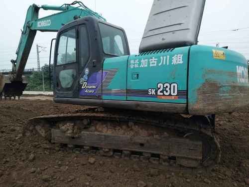 河南出售转让二手4500小时2008年神钢SK200挖掘机
