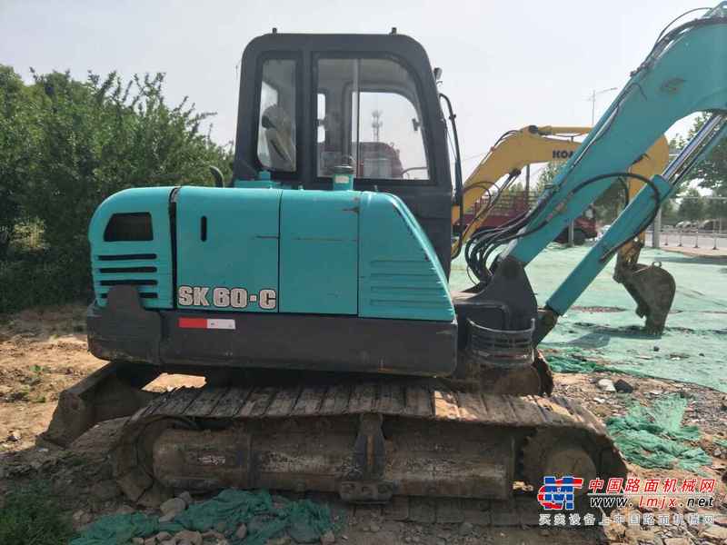 河南出售转让二手3000小时2012年神钢SK60挖掘机
