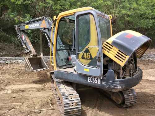 辽宁出售转让二手5000小时2010年沃尔沃EC55BPRO挖掘机