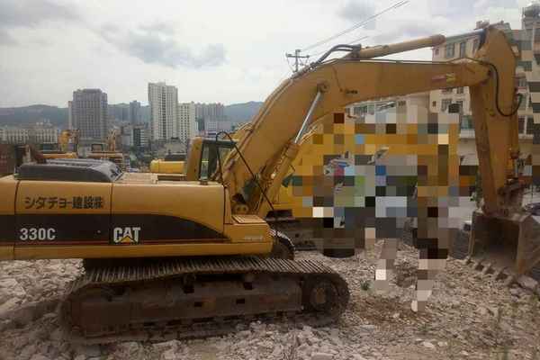 贵州出售转让二手11000小时2007年卡特彼勒330C挖掘机