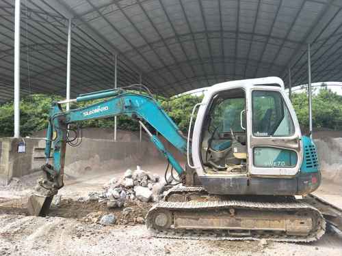 贵州出售转让二手5600小时2010年山河智能SWE70N9挖掘机