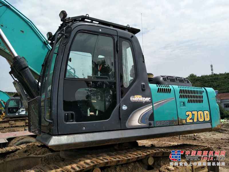 湖北出售转让二手6000小时2012年神钢SK270D挖掘机
