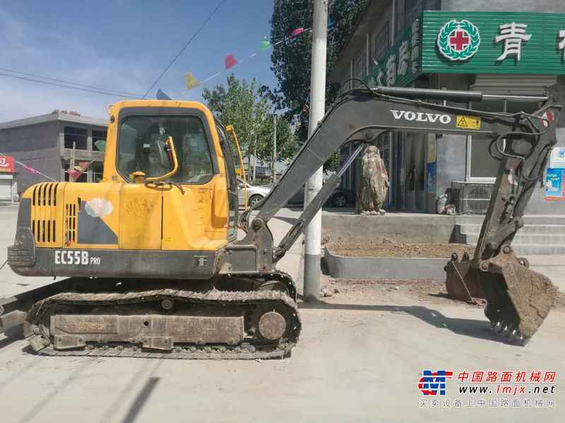 山东出售转让二手7714小时2010年沃尔沃EC55BPRO挖掘机