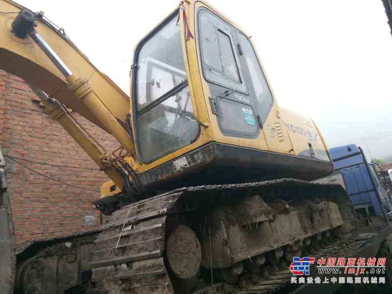 吉林出售转让二手6400小时2010年玉柴YC135挖掘机
