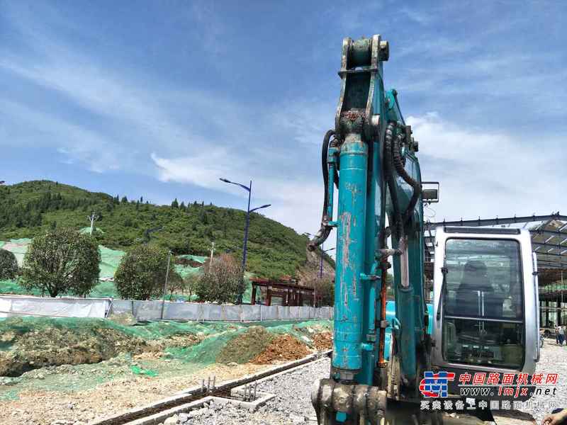 贵州出售转让二手5000小时2012年山河智能SWE70挖掘机