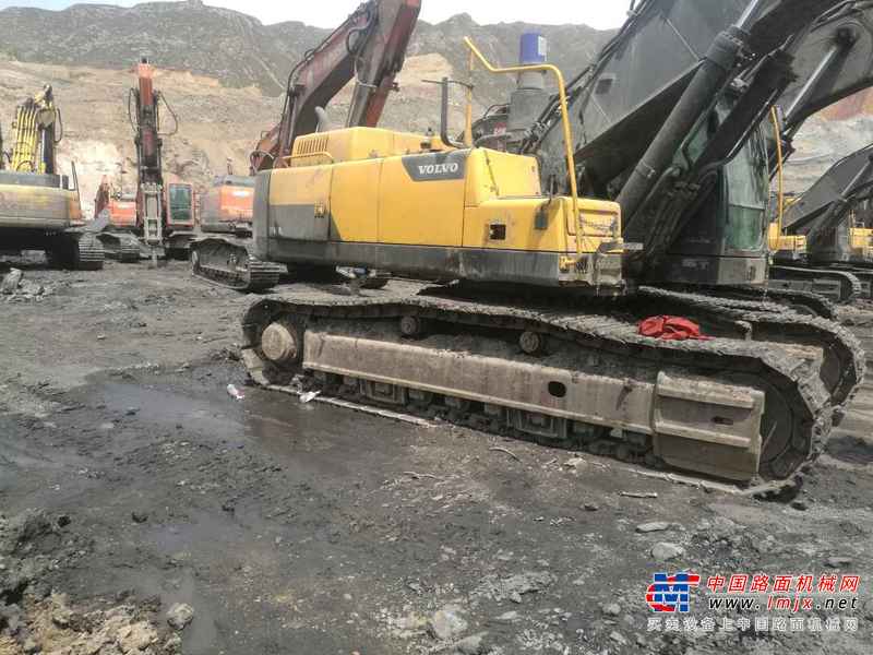 山西出售转让二手15000小时2012年沃尔沃EC480DL挖掘机