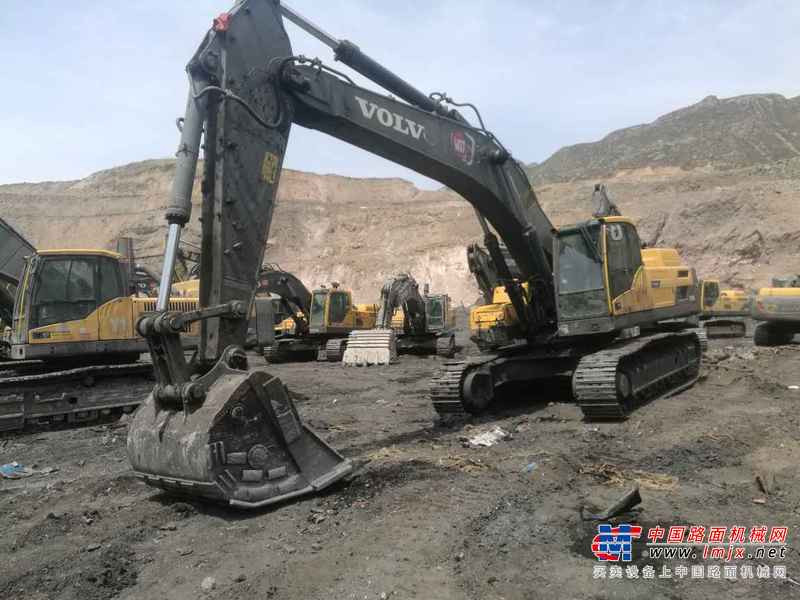 山西出售转让二手13000小时2012年沃尔沃EC480DL挖掘机
