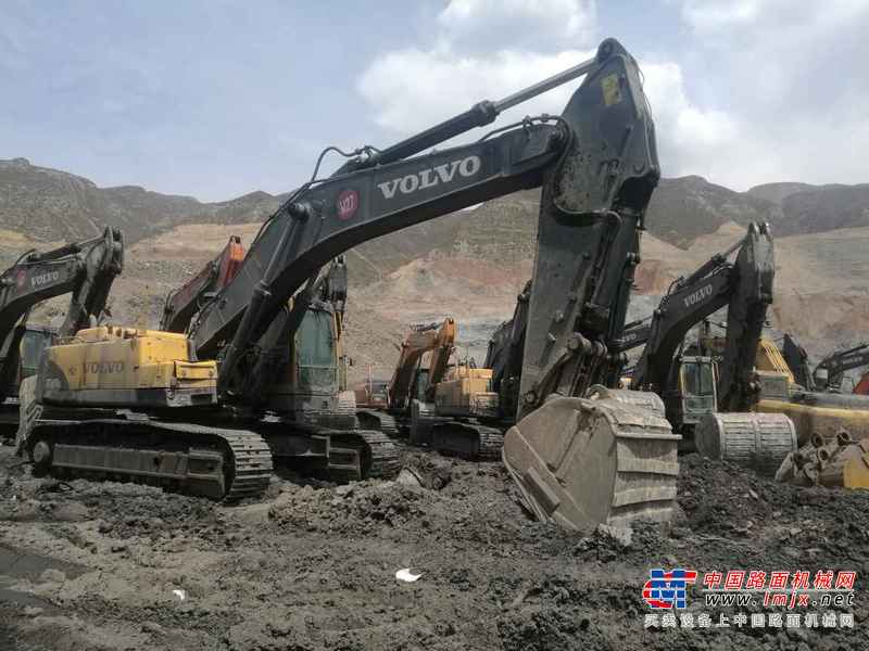 山西出售转让二手12000小时2011年沃尔沃EC460BLC挖掘机