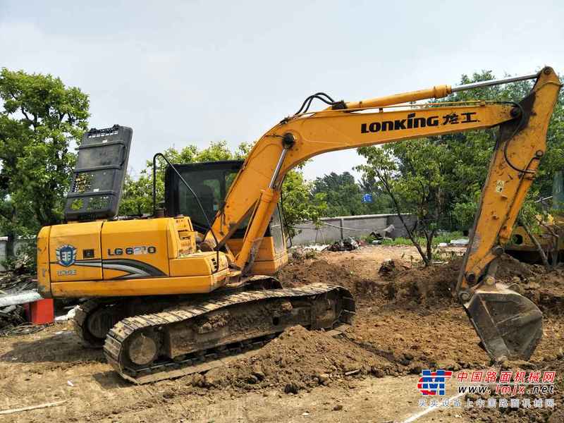 山东出售转让二手7500小时2012年龙工LG6150挖掘机