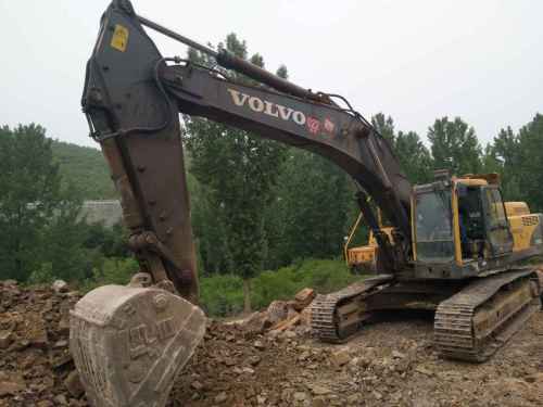 河南出售转让二手11000小时2012年沃尔沃EC460BLC挖掘机
