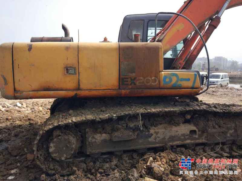 山东出售转让二手18000小时2003年日立EX200挖掘机