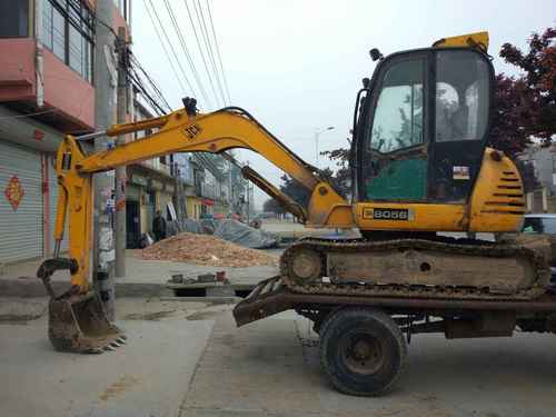 山东出售转让二手9600小时2010年JCB8056挖掘机
