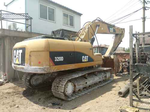 山东出售转让二手7000小时2011年卡特彼勒320D挖掘机