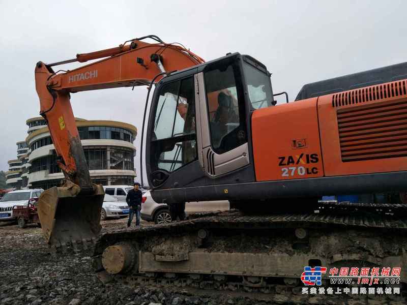 贵州出售转让二手7600小时2011年日立ZX250H挖掘机