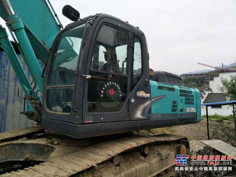 湖北出售转让二手9700小时2012年神钢SK350LC挖掘机