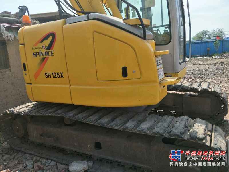 天津出售转让二手3300小时2007年住友SH125X挖掘机