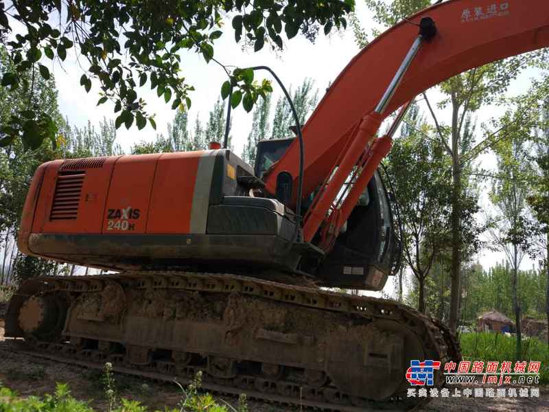 陕西出售转让二手9600小时2009年日立ZX210H挖掘机
