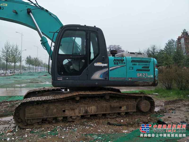 河南出售转让二手6000小时2011年神钢SK210LC挖掘机