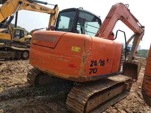 湖北出售转让二手3400小时2014年日立ZX70挖掘机
