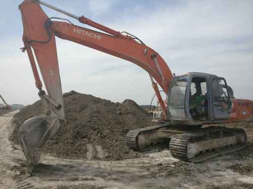 天津出售转让二手18500小时2003年日立EX200挖掘机