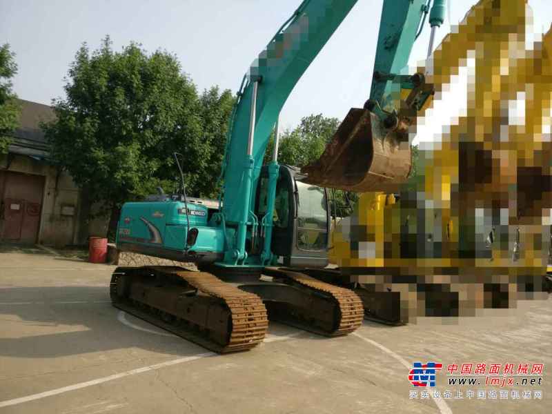 天津出售转让二手1000小时2014年神钢SK200挖掘机