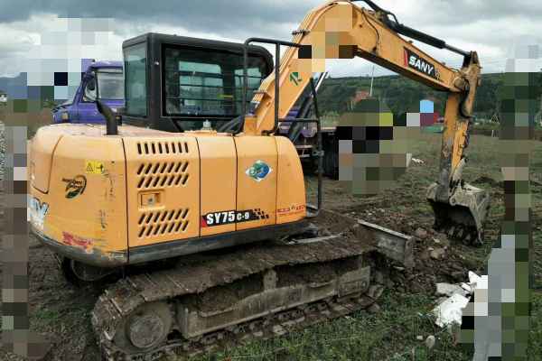 甘肃出售转让二手4300小时2013年三一重工SY75挖掘机