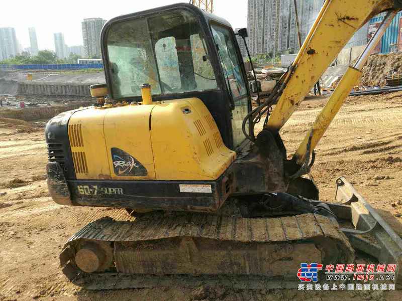 湖北出售转让二手4825小时2013年现代R55挖掘机