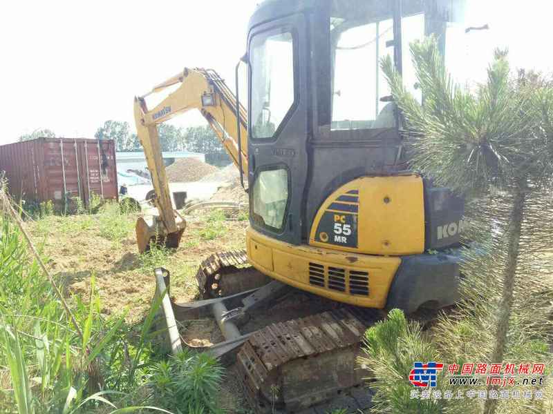 山东出售转让二手12000小时2005年小松PC55MR挖掘机