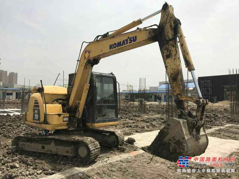 江苏出售转让二手10052小时2012年小松PC70挖掘机