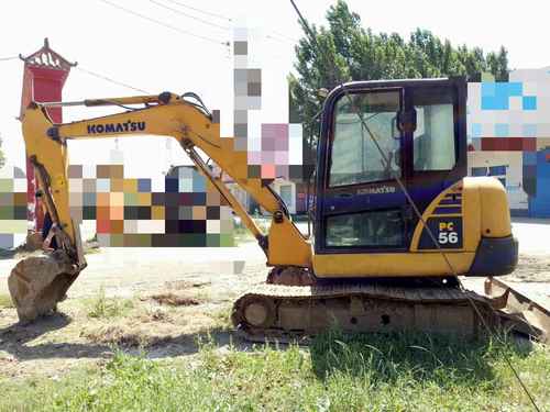 河南出售转让二手8000小时2006年小松PC56挖掘机