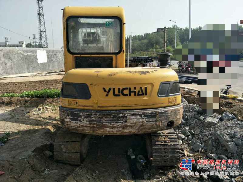 河南出售转让二手5700小时2010年玉柴YC60挖掘机