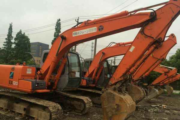 浙江出售转让二手10000小时2008年日立EX120挖掘机