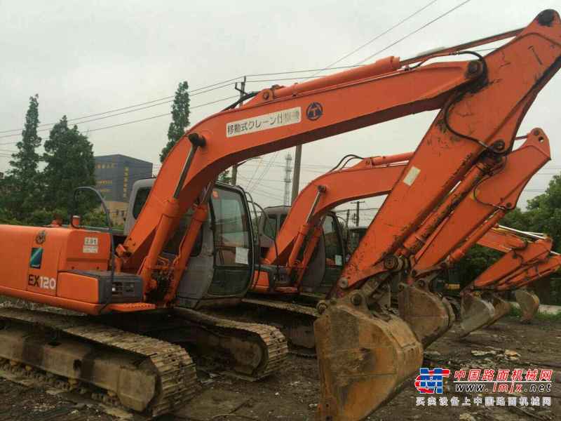 浙江出售转让二手10000小时2008年日立EX120挖掘机