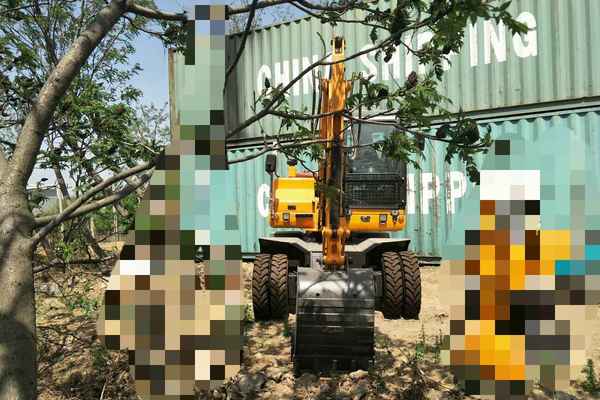 河北出售转让二手8小时2017年犀牛重工轮挖7180挖掘机