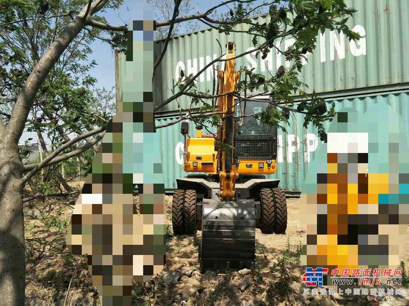 河北出售转让二手8小时2017年犀牛重工轮挖7180挖掘机