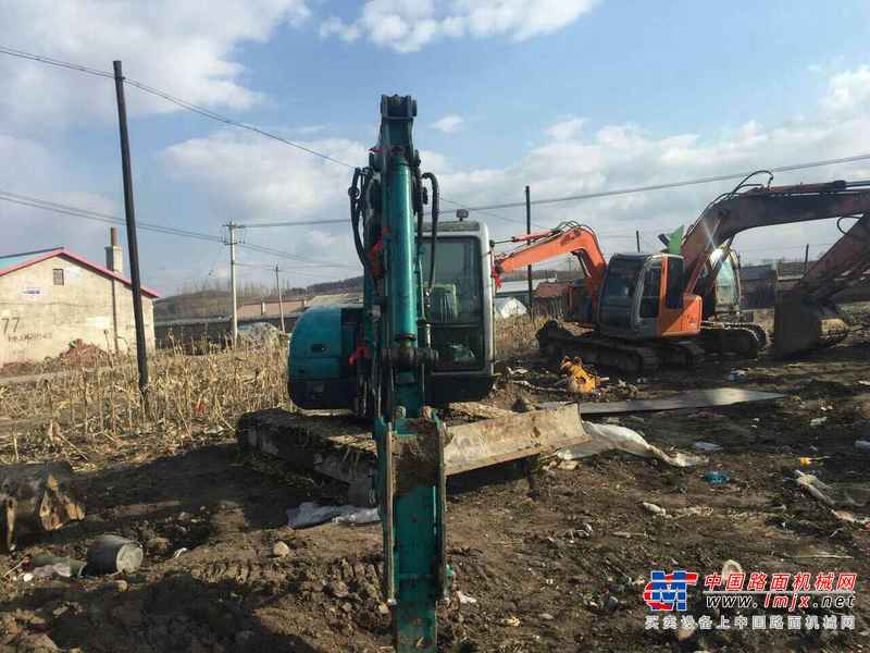 吉林出售转让二手6400小时2007年山河智能SWE70H挖掘机
