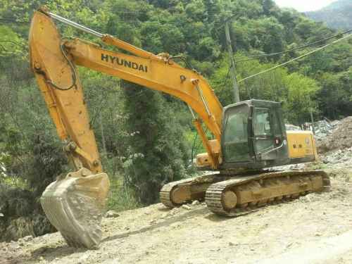 重庆出售转让二手18000小时2008年现代R225LC挖掘机