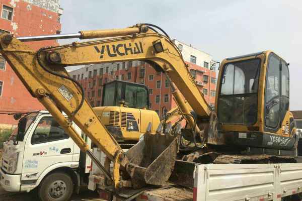 河南出售转让二手7500小时2009年玉柴YC60挖掘机