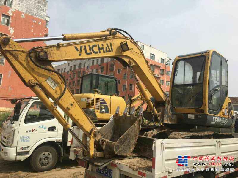 河南出售转让二手7500小时2009年玉柴YC60挖掘机