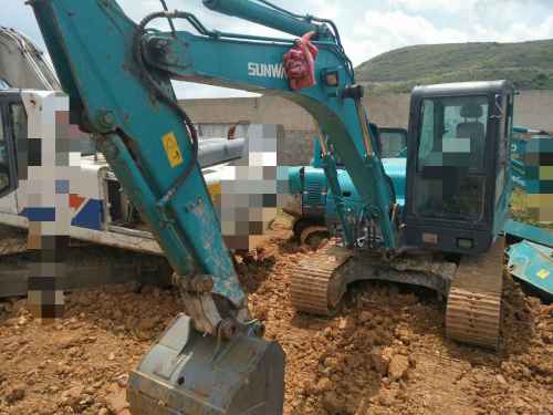 贵州出售转让二手5000小时2012年山河智能SWE80E挖掘机