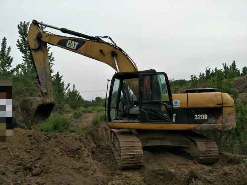 河南出售转让二手9000小时2010年卡特彼勒320D挖掘机
