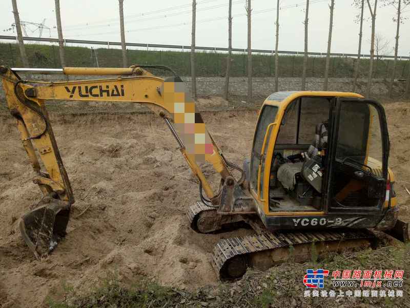 河南出售转让二手8000小时2008年玉柴YC60挖掘机
