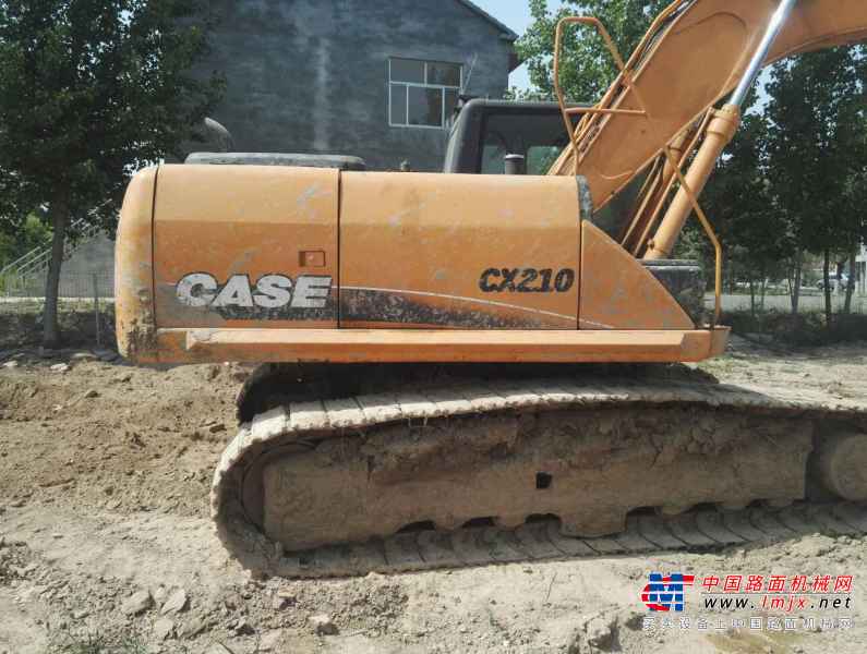 山东出售转让二手8000小时2010年凯斯CX210B挖掘机
