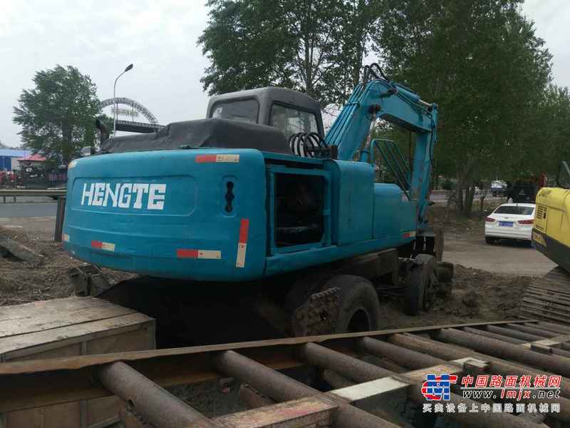 黑龙江出售转让二手12000小时2007年恒特重工轮挖HTL100A挖掘机