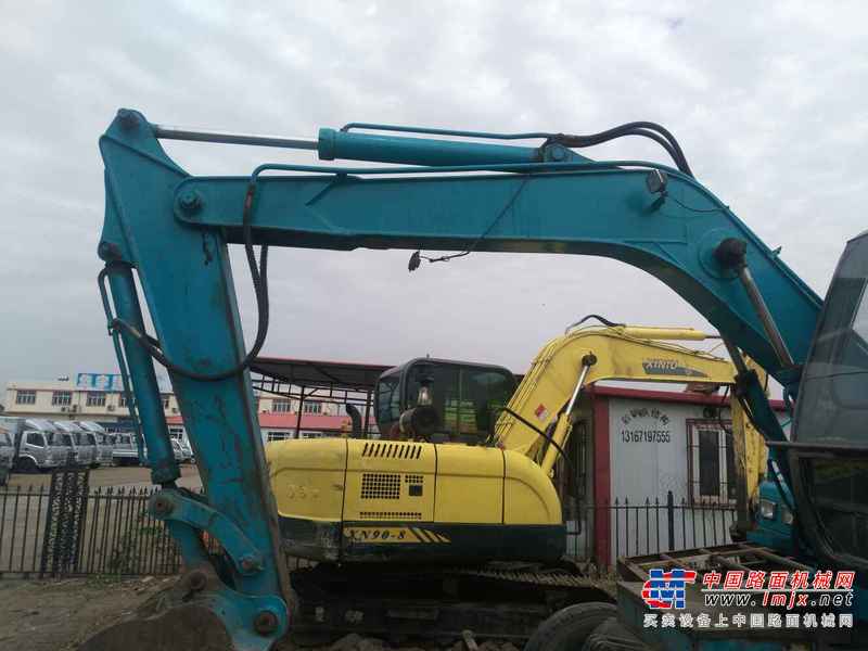 黑龙江出售转让二手12000小时2007年恒特重工轮挖HTL100A挖掘机