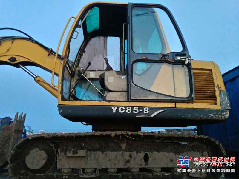 内蒙古出售转让二手15000小时2007年玉柴YC75挖掘机